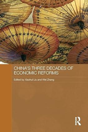 chinas three decades of economic reforms 1st edition xiaohui liu, wei zhang 1138991295, 978-1138991293