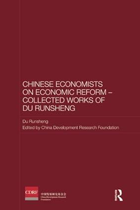 chinese economists on economic reform collected works of du runsheng 1st edition du runsheng 1138595829,