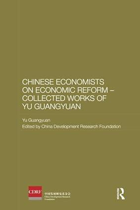 Chinese Economists On Economic Reform Collected Works Of Yu Guangyuan