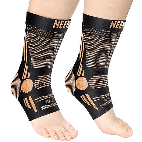 neenca ankle braces for pain relief compression sleeves 2 pack neenca b0b8mzzyhn