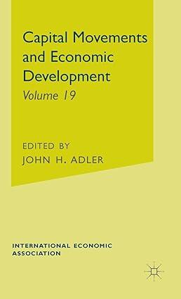 capital movements and economic development volume 19 1st edition johan h. adler 0333406478, 978-0333406472