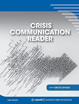 crisis communication reader 1st edition kristie byrum 1793576874, 978-1793576873