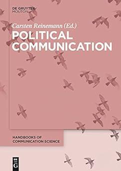 political communication 1st edition carsten reinemann 3110238160, 978-3110238167