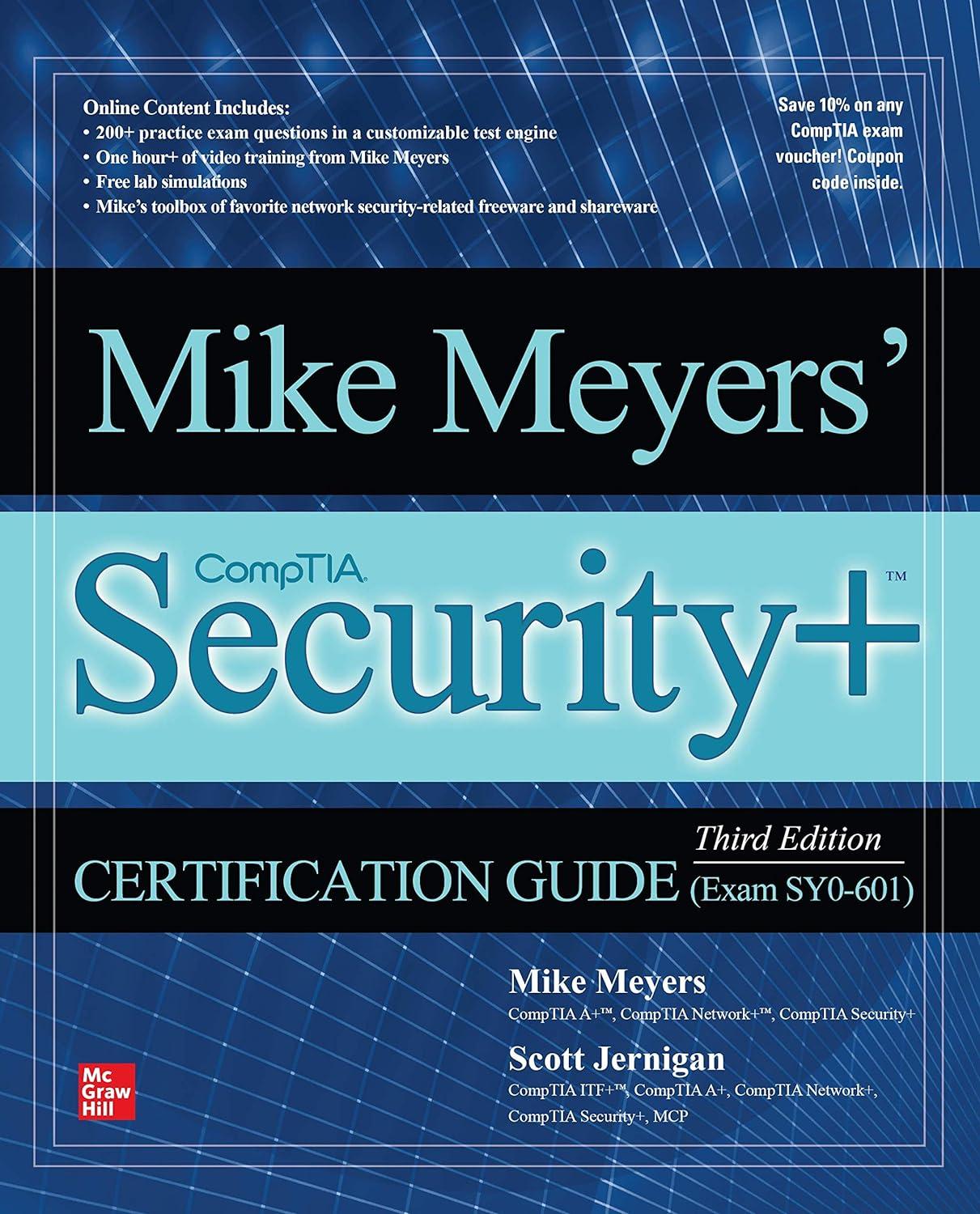 mike meyers' comptia security certification guide 3rd edition mike meyers, scott jernigan 1260473694,