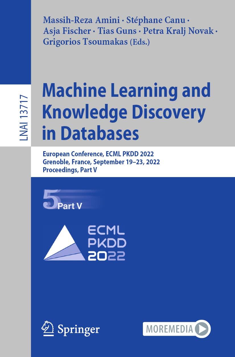 machine learning and knowledge discovery in databases european conference ecml pkdd 2022  grenoble  france