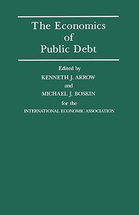 the economics of public debt 1st edition kenneth j. arrow , michael j. boskin 1349194611, 978-1349194612