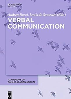 verbal communication 1st edition andrea rocci, louis de saussure 3110255456, 978-3110255454