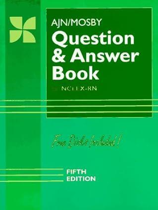 question & answer book for the nclex-rn examination 5th edition american journal of nursing 0815100817,