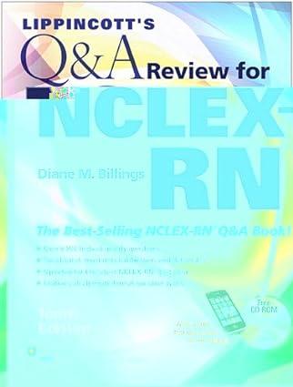 q and a review nclex rn 10th edition diane billings 1451170866, 978-1451170863