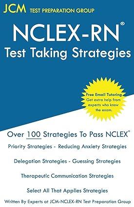 nclex rn  test taking strategies 1st edition jcm-nclex-rn test preparation group 156533549x, 978-1565335493