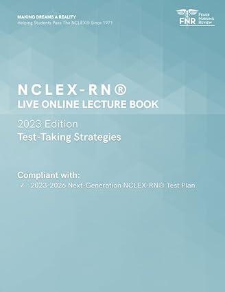 feuer nclex rn live online lecture book test taking strategies 1st edition feuer nursing review b0brdfry8v,