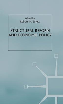 structural reform and economic policy 1st edition r. solow 978-1403936462