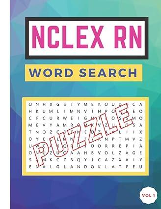 nclex rn word search puzzle nclex rn word search puzzle vol 1 1st edition magdala barjon b0923wlkph,