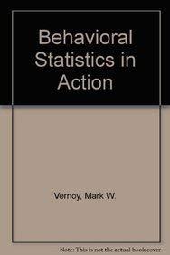 behavioral statistics in action 3rd edition mark w. vernoy 0071113614, 978-0071113618
