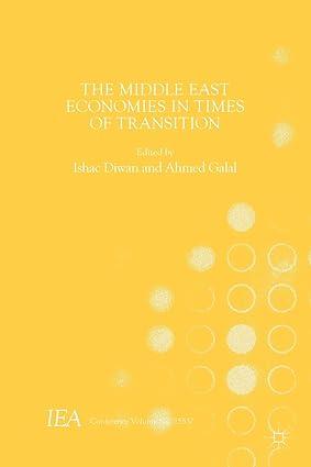 the middle east economies in times of transition 1st edition ahmed galal , ishac diwan 1137583940,
