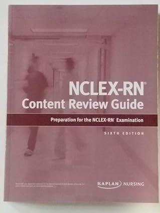 nclex-rn content review guide preparation for nclex exam 6th edition marlene redemske judy hyland, barbara