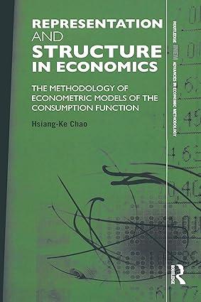 representation and structure in economics the methodology of econometric models of the consumption function
