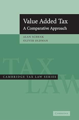 Value Added Tax A Comparative Approach