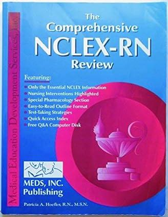 the comprehensive nclex rn exam review 7th edition patricia a. hoefler 1565330110, 978-1565330115