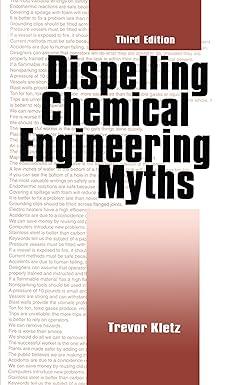 dispelling chemical industry myths 3rd edition trevor a. kletz 1560324384, 978-1560324386