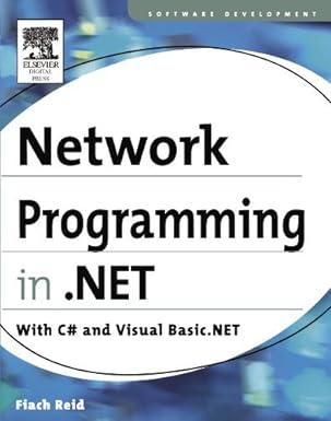 network programming in net with c hashtag and visual basic net 1st edition fiach reid 1555583156,