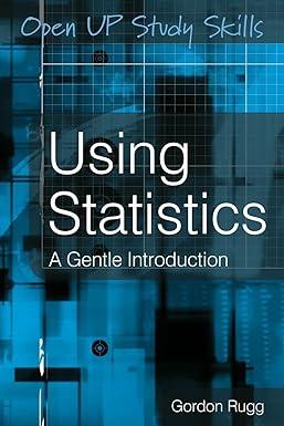 using statistics a gentle introduction 1st edition gordon rugg 0335222188, 978-0335222186