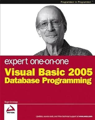 expert one on one visual basic 2005 database programming 1st edition roger jennings 076457678x, 978-0764576782