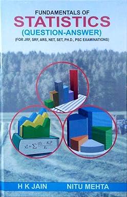 fundamentals of statistics 1st edition h k jain 8183215106, 978-8183215107