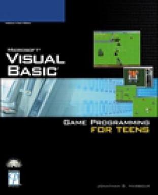 visual basic game programming for teens 1st edition jonathan s. harbour 159200587x, 978-1592005871