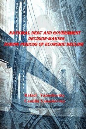 national debt and government decision making during periods of economic decline 1st edition rafael