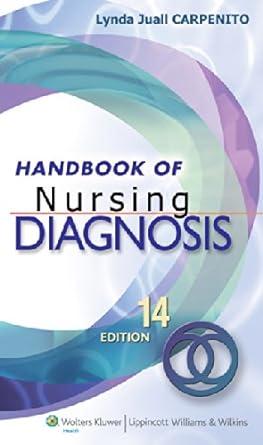 handbook of nursing diagnosis 14th edition lippincott williams & wilkins 1469897415, 978-1469897417