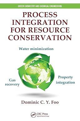 process integration for resource conservation 1st edition dominic foo 1466573325, 978-1466573321