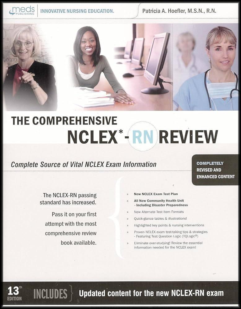 comprehensive nclex rn review 13th edition patricia a. hoefler 1565335139, 978-1565335134