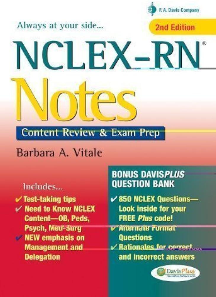 nclex rn notes: content review and exam prep 2nd edition barbara ann vitale, dr patricia nugent 0803629133,