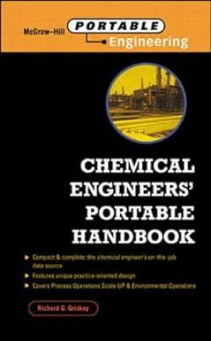chemical engineers portable handbook 1st edition richard a. griskey 007024801x, 978-0070248014
