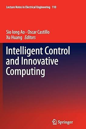 Intelligent Control And Innovative Computing