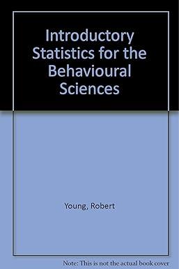 introductory statistics for the behavioral sciences 3rd edition robert k. young 0030896770, 978-0030896774