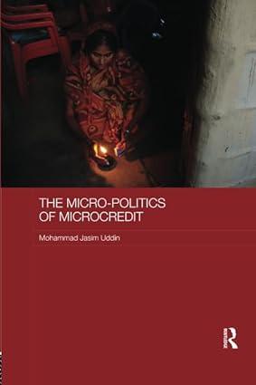 the micro politics of microcredit 1st edition mohammad jasim uddin 0815364288, 978-0815364283