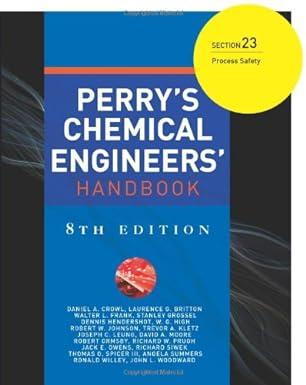 perrys chemical engineers handbook section 23 process safety 8th edition daniel 0071542051, 978-0071542050