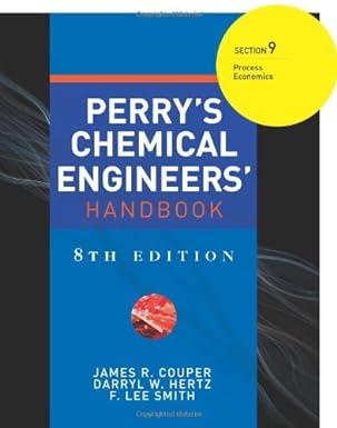 perrys chemical engineers handbook section 9 process economics 8th edition james r. coupe 0071511326,