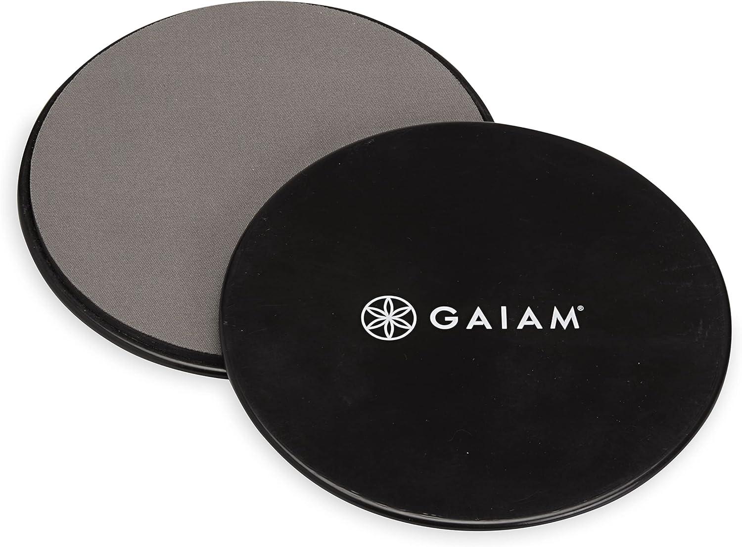 gaiam core sliding discs dual sided workout sliders for carpet  gaiam b0964g1n18