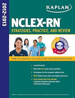 nclex-rn strategies practice and review 2012 edition kaplan 1609785657, 978-1609785659