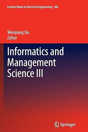 informatics and management science iii 1st edition wenjiang du 1447161882, 978-1447161882