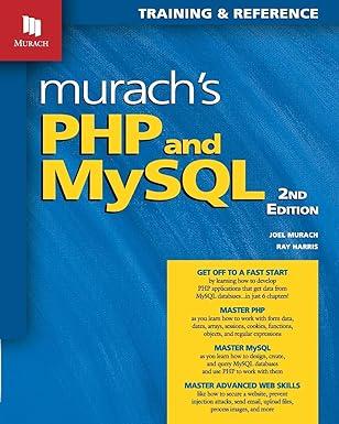 murachs php and mysql 2nd edition joel murach, ray harris 1890774790, 978-1890774790