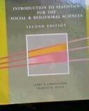 Introduction To Statistics For The Social And Behavioral Sciences