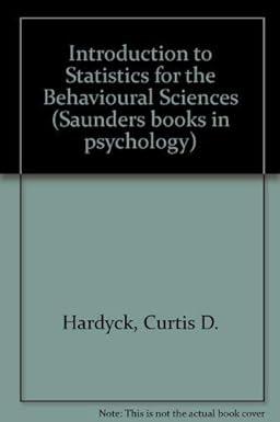 introduction to statistics for the behavioral sciences saunders books in psychology 2nd edition curtis d.