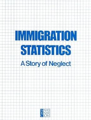 immigration statistics a story of neglect 1st edition national research council, division of behavioral and