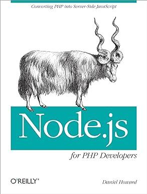 node js for php developers 1st edition daniel howard 1449333605, 978-1449333607