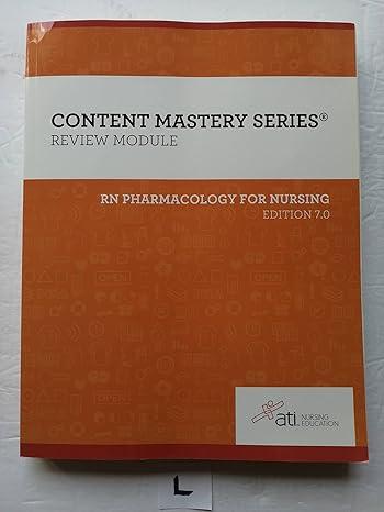 rn pharmacology for nursing 7th edition ati 1565335732, 978-1565335738