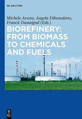biorefinery from biomass to chemicals and fuels 1st edition michele aresta, angela dibenedetto, franck